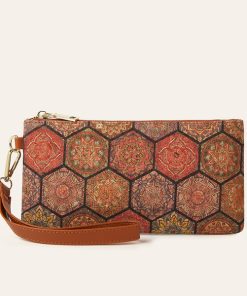 Retro Print Women's Wallet Bohemian Style 02