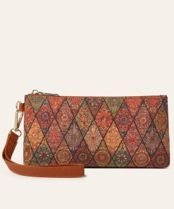 Retro Print Women's Wallet Bohemian Style 01